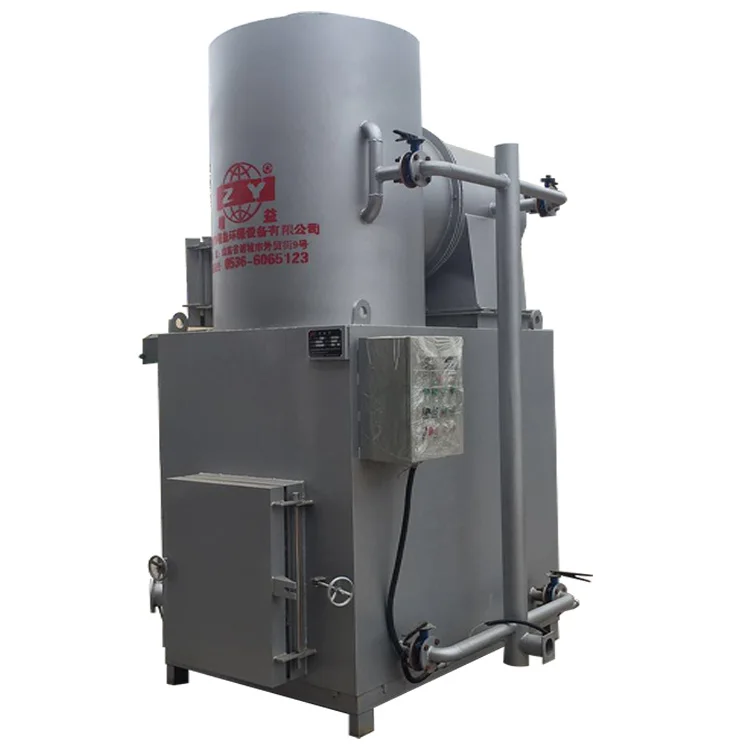 Smokeless General Waste Incinerator Garbage Treatment  For Clinic/Hospital