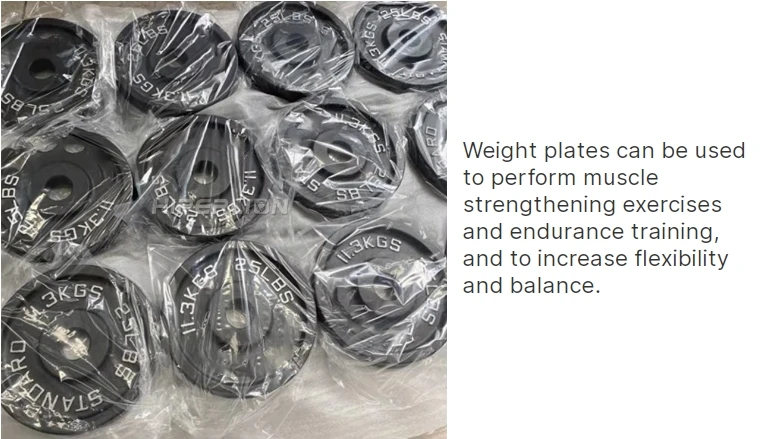 Wholesale Gym Fitness Equipment Eco-Friendly Weight Plates