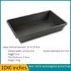 Non-stick 10*6 inches-detroit pizza pan