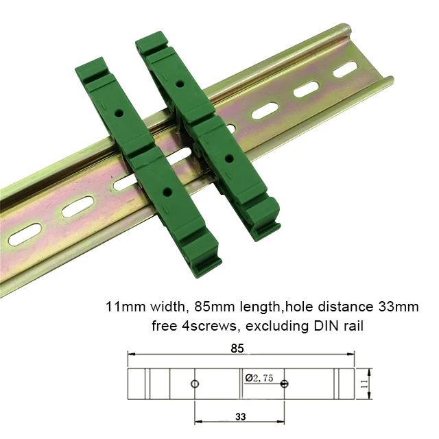PCB Circuit Board Mounting Bracket Pcb Board Holders for Mounting C45 DIN Rail Adapter