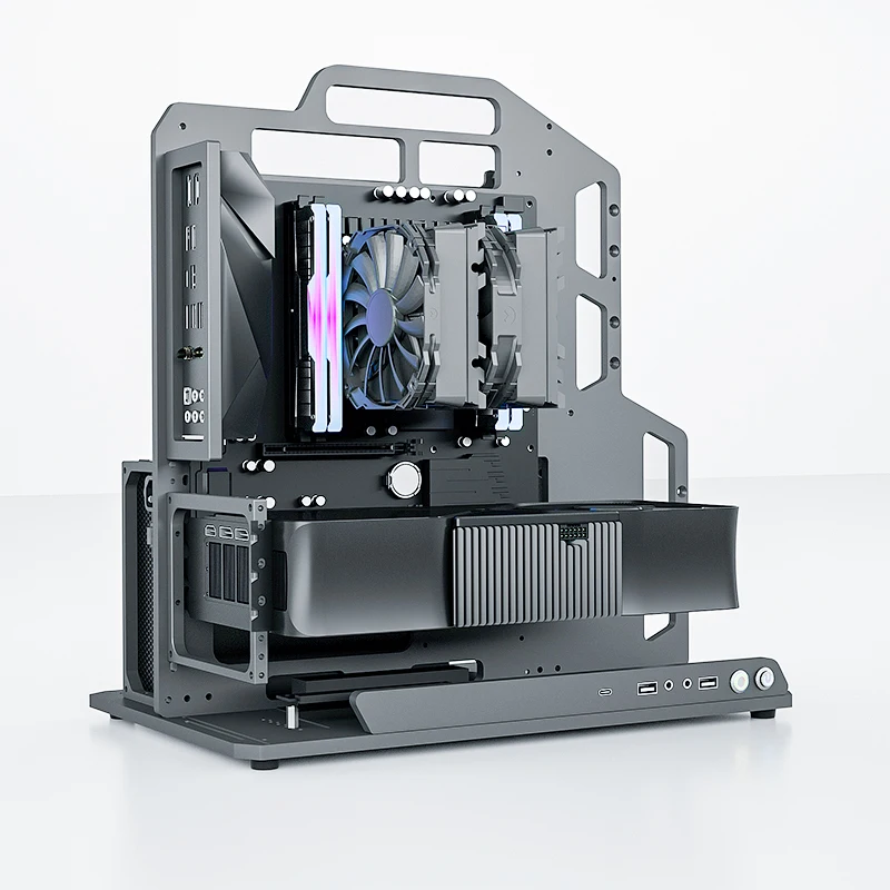 Socooler SOC-AE ITX Vertical Custom DIY PC Case for Gaming