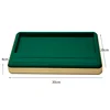 Green empty tray