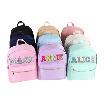 New Arrival Custom Durable Teenager Schoolbag Book Bag Waterproof Nylon Girl Kids School Backpack Bag