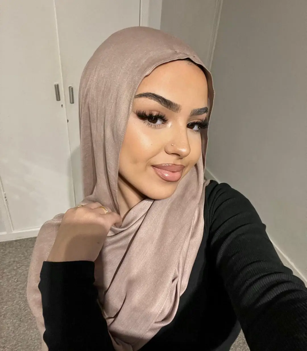 Modesty Islamic Hijab Obsessed With Modal Hijabs Modal Fabric Pajamas Cotton Viscoses Rayon Modal Plain Beautiful Hijab Style