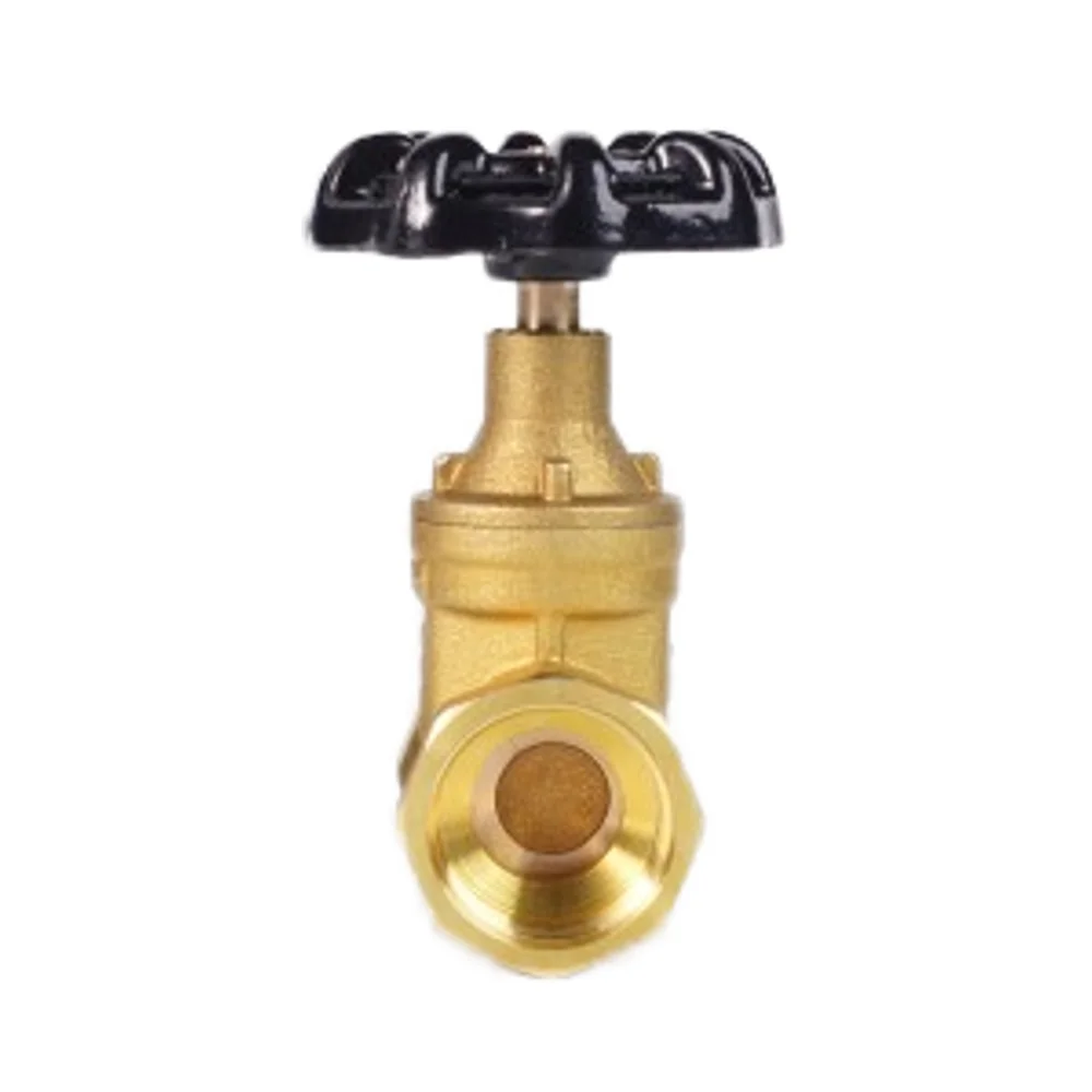 High-Temperature Manual Brass Control Gate Valve 1/2\" & 4\" Brass Copper Thread Ball Structure for Water Use supplier