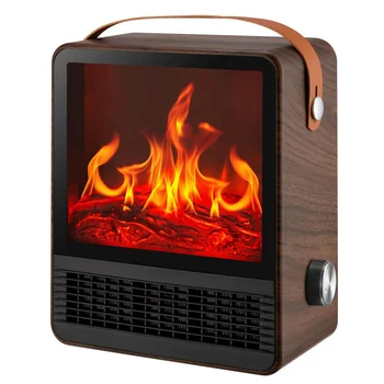 Pellet fireplace heater portable Electric Stove Fireplace Heater Log Burn Flame Effect Free Standing wood stove heater
