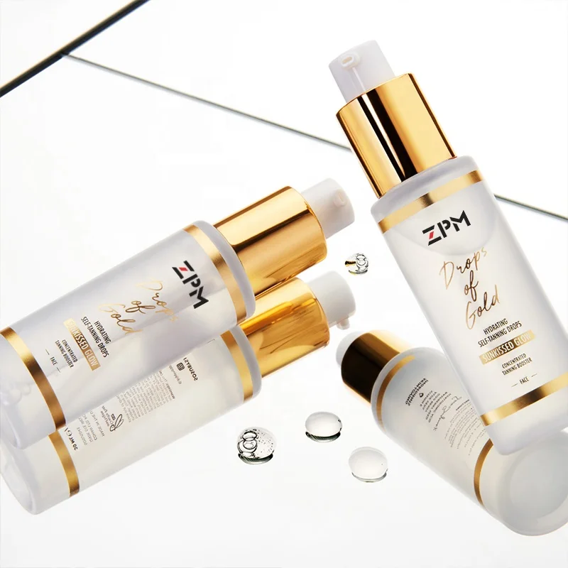ZPM Private Label Sunless Tanner Fake Tan Solution Self Tanning Drops for Face