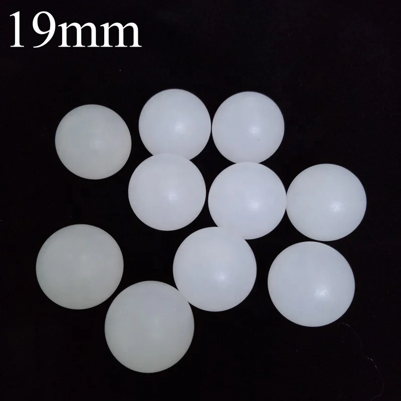 Free Shipping 19mm Hard Solid Polypropylene PP Plastic Balls Injection Modling Type