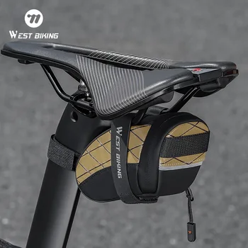 WEST BIKING Mini Bicycle Saddle Bag - Waterproof & Portable