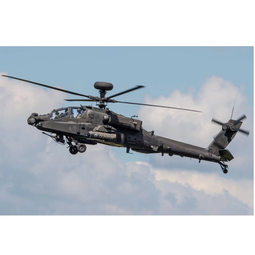 Factory Directly Metal Custom Simulation Helicopter Model 1/1 Ah64 For