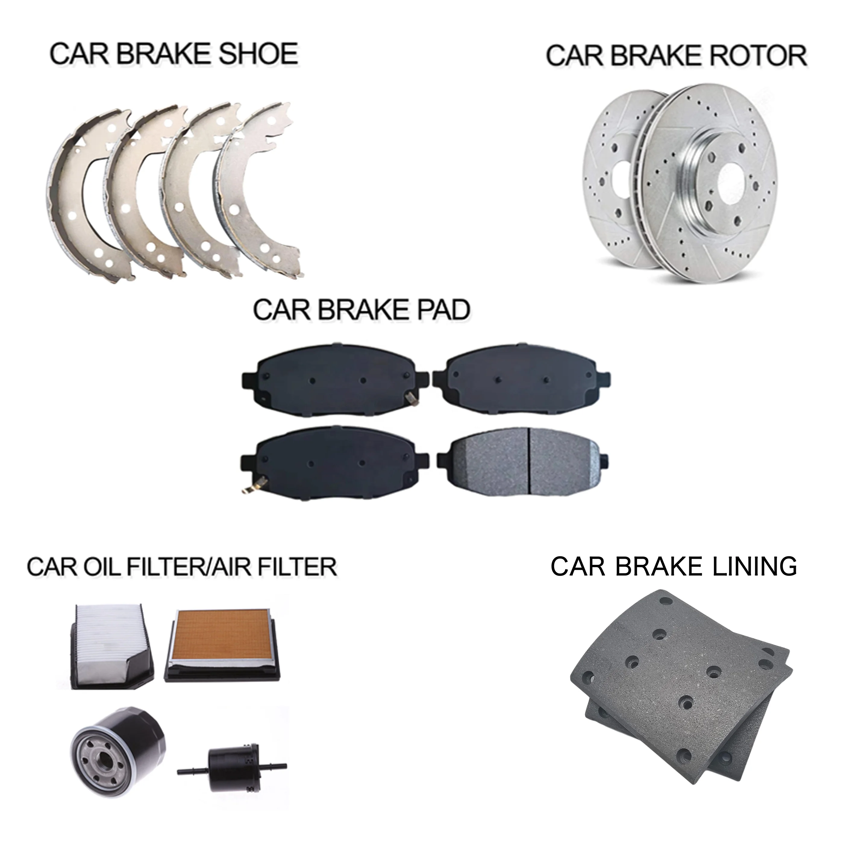 Factory Auto Brake Systems 0446502220 04465yzzdr Ceramic Break Pad For