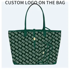 Custom Logo OEM & ODM Luxury Classic Manufacturer Business Lady Handbags Custom Logo Hand Bag Pu Leather Fashion Womens Tote Bag