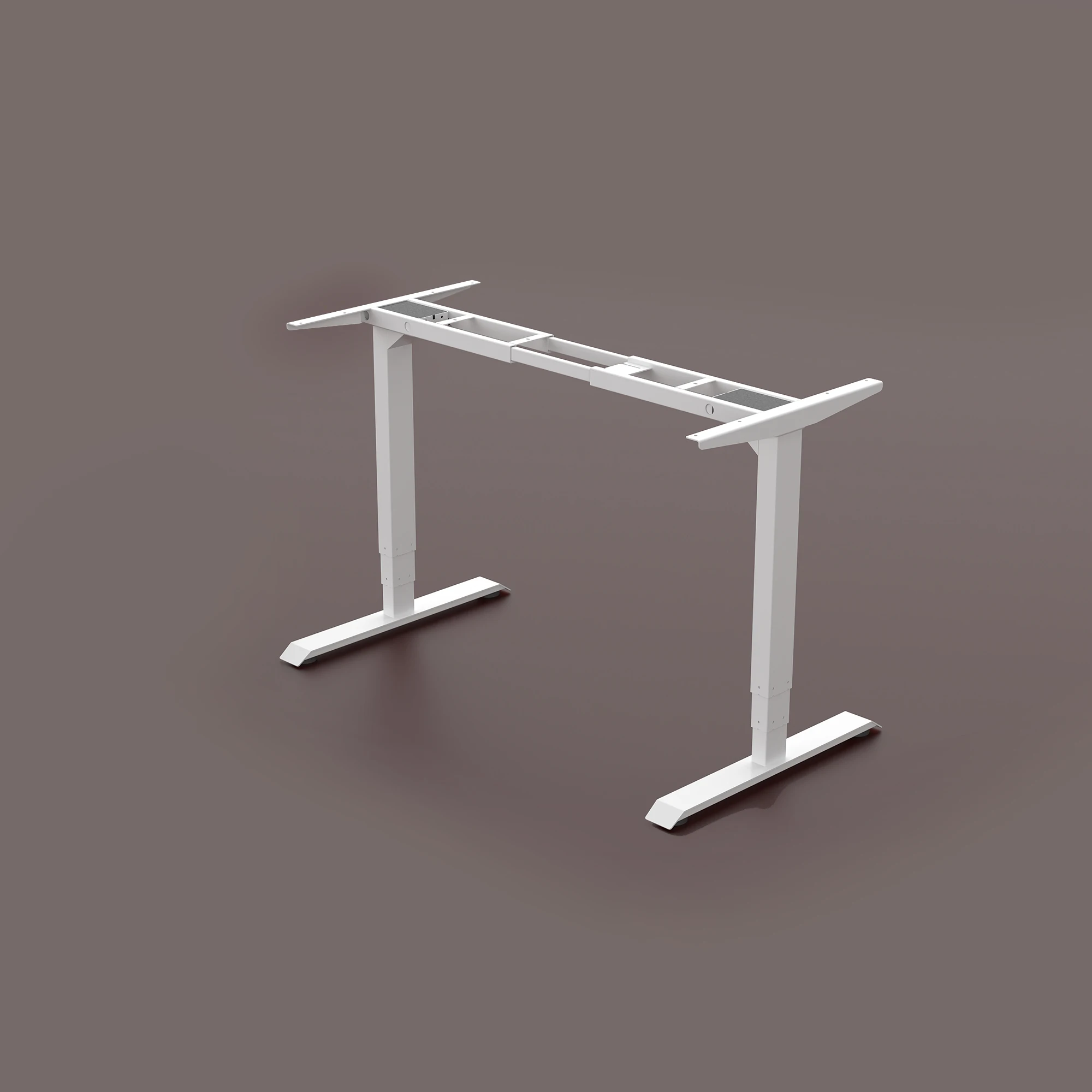Dual Motor Standing Desk Frame,height Adjustable Desk with Pure White or Black Adjustable Office Desk