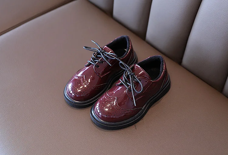 British style warm soft soled winter 2020 designer running kids children's dress shoes