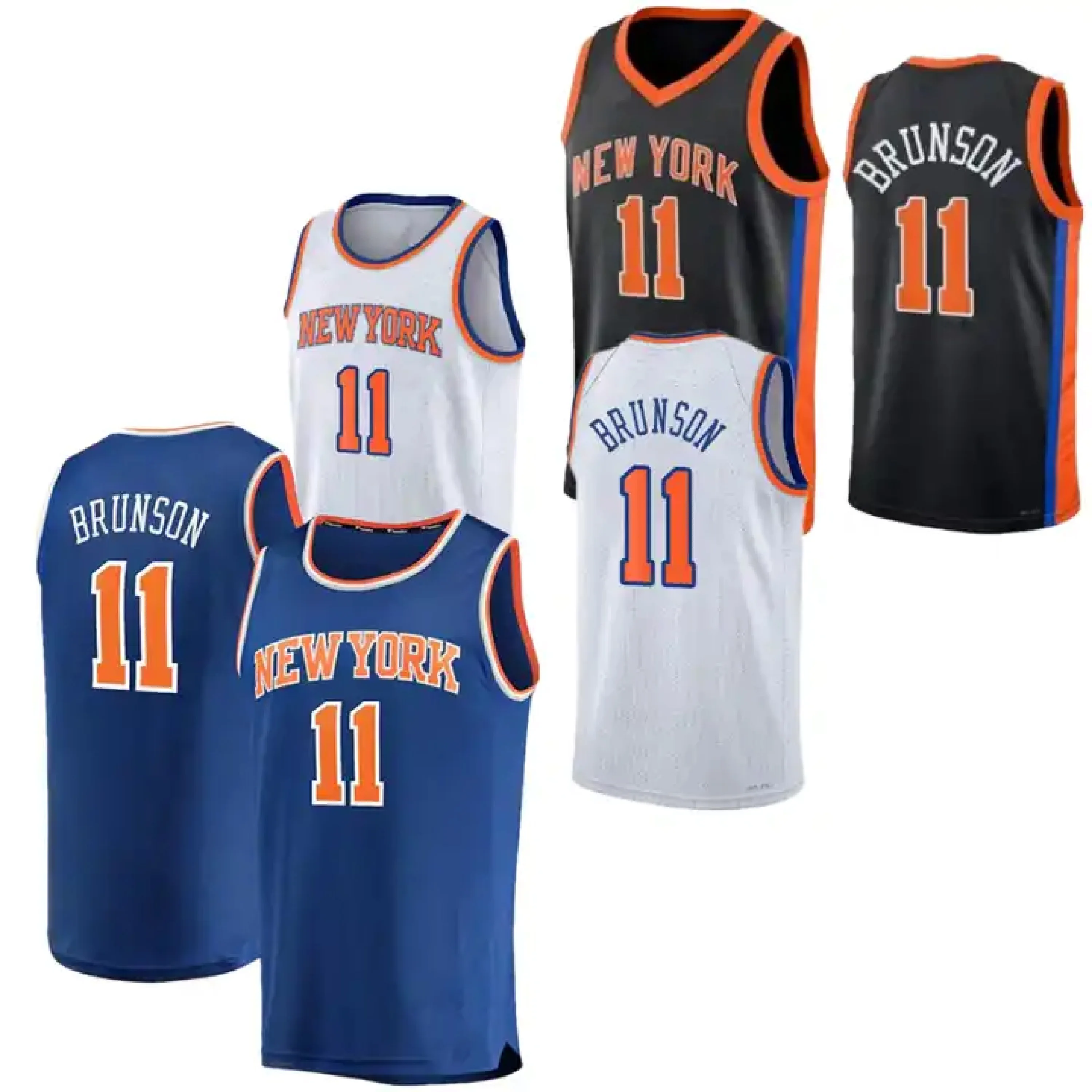 Shop 2025 Jalen Brunson New York 11 Knick Basketball Jerseys