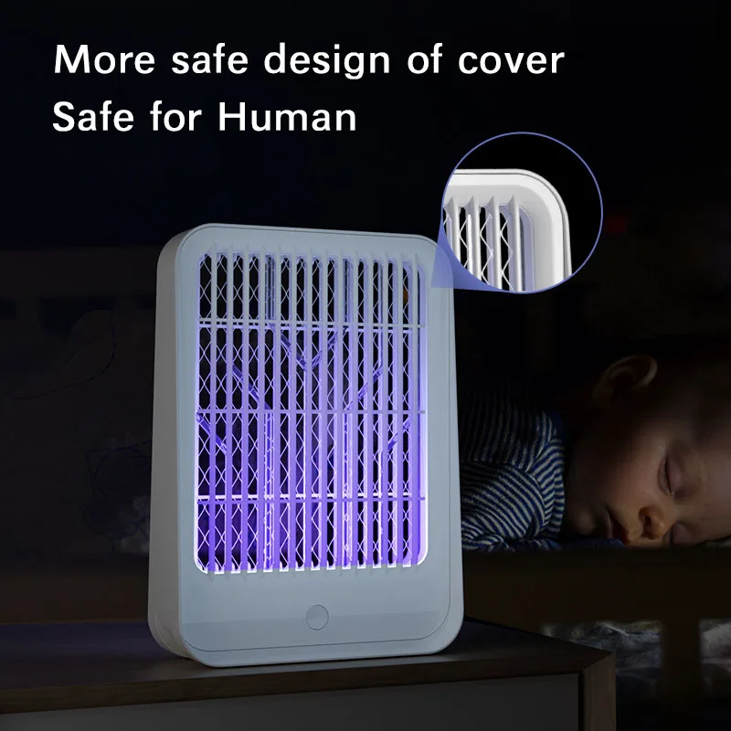 Non-poisonous baby safe photocatalys high voltage killing mosquito lamp uv led attracts mosquito trap manufacture