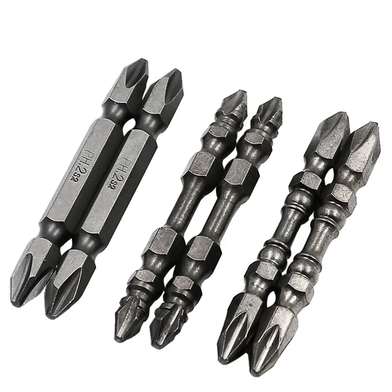 65mmダブルヘッドフィリップス磁気スクリュードライバービット