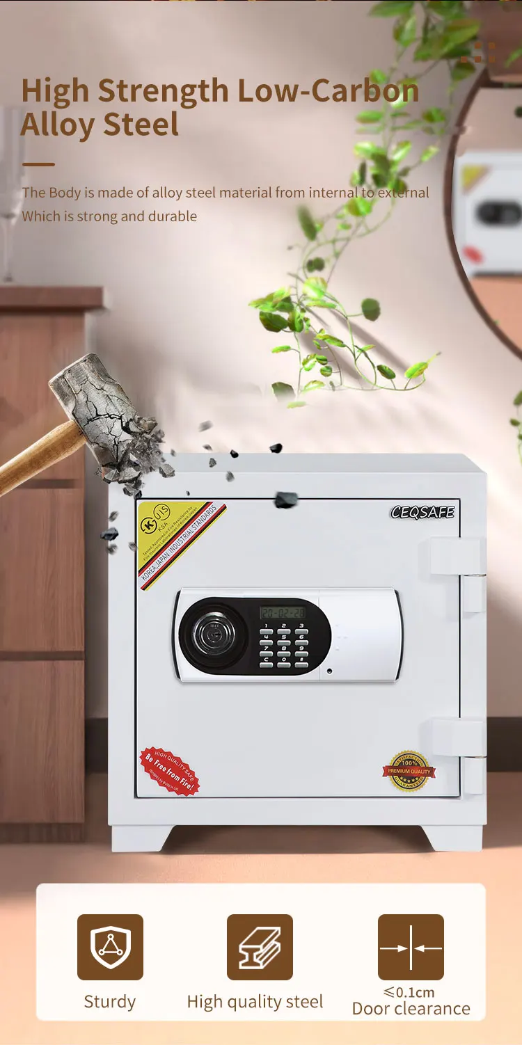 CEQSAFE Fireproof Safe Box New Hot Selling Wholesale Home Hotel Security Fire Proof Safe factory