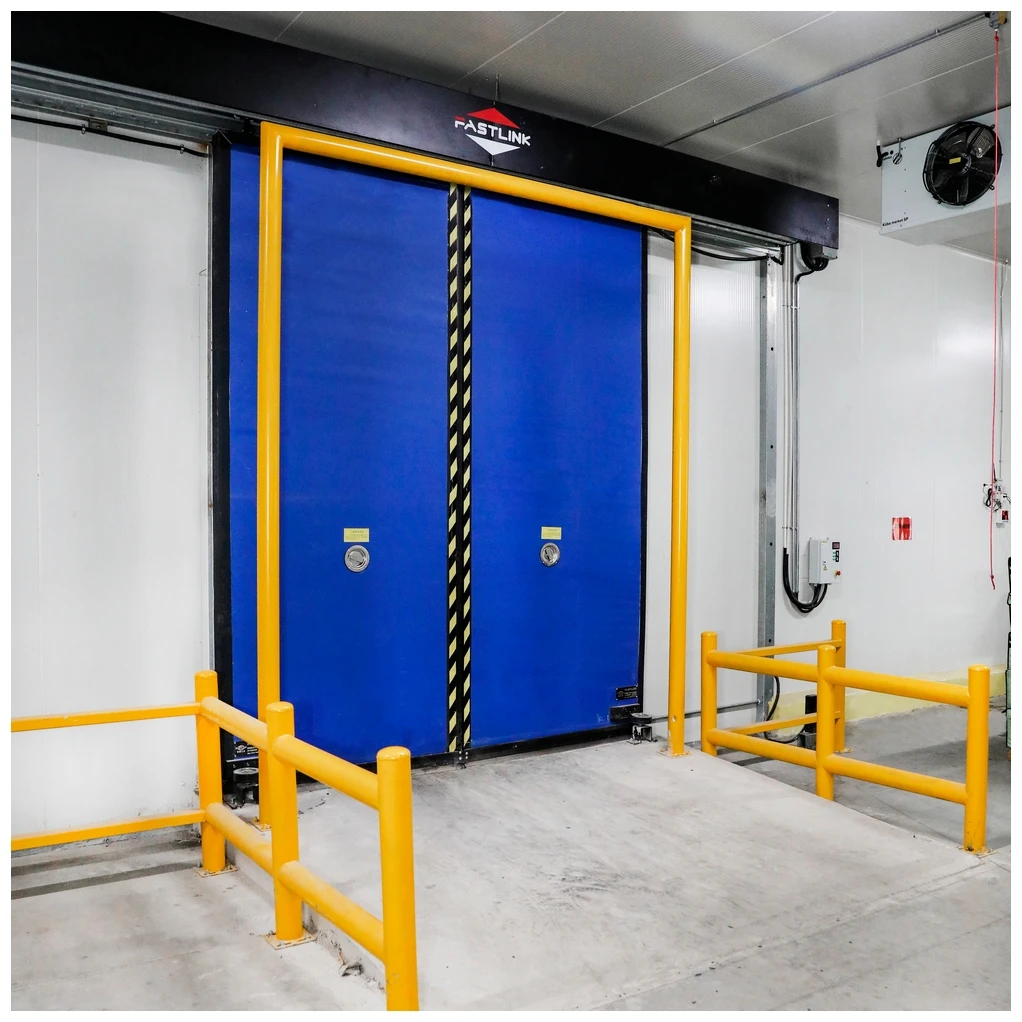 Fastlink New Productgate Customized PVC Fabric Intelligent Control Automatic Cold Storage High Speed Sliding Door
