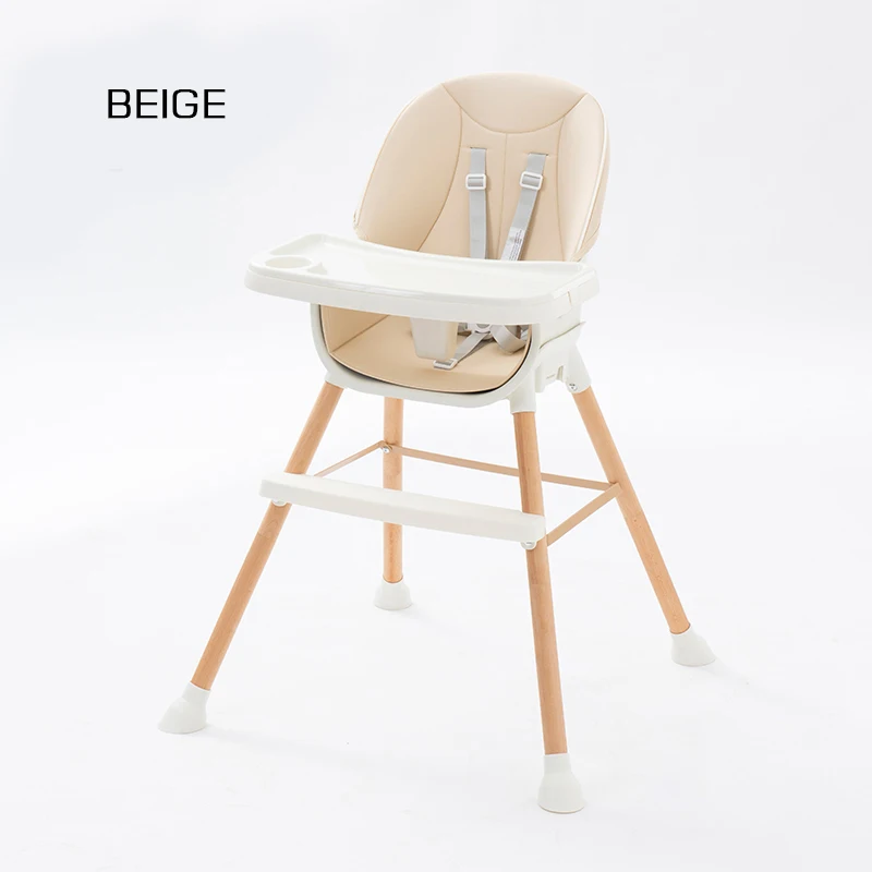 Wholesales Plastic Portable Baby Feeding High Chair Dismountable toddler Dining Highchair With Cushion