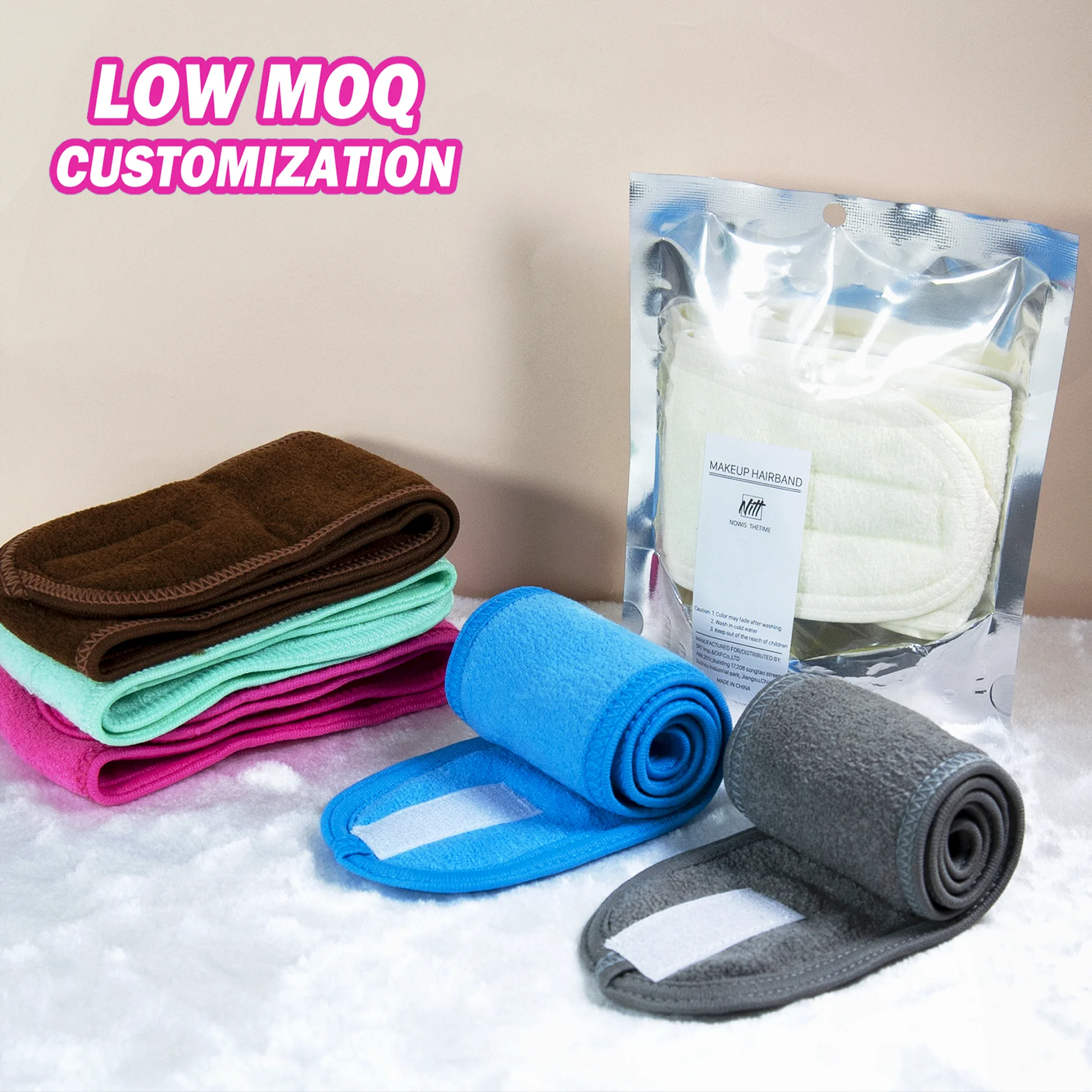 Высококачественная головная повязка для макияжа спа с