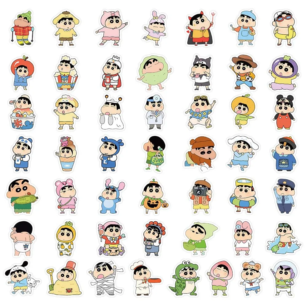 In Stock 50 Pieces Printed Crayon Shin-chan Collection Cartoon