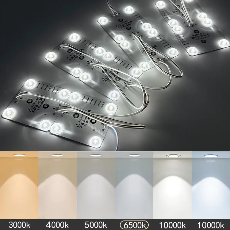 set led cold white 6500k square led modules led block chains for lightbox-9