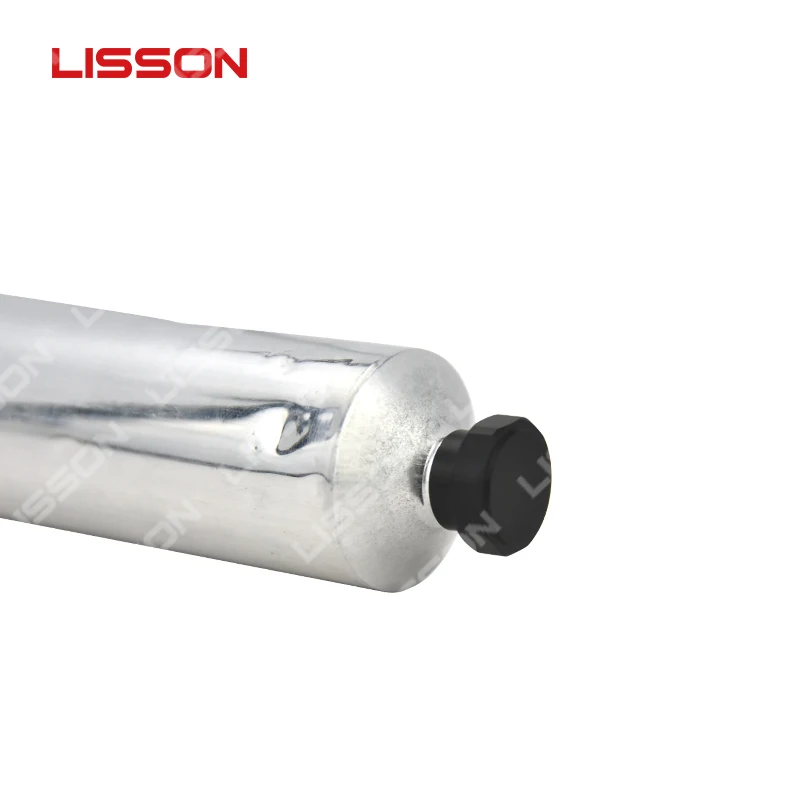 Custom Empty Metal Cosmetic Toothpaste Shampoo Collapsible Aluminum Tube Hand Cream Aluminum Packaging Tube With Metal Lid