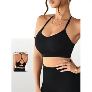 Bra Stretchy Casual Invisible Seamless Women Intimates Quick-drying Custom logo Waistband Jogging Maternity Bra