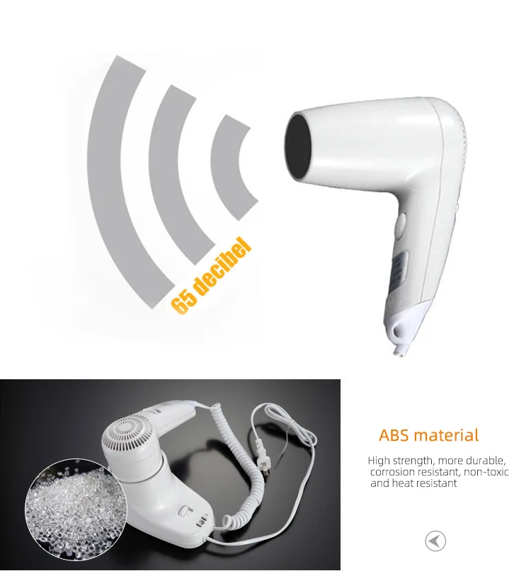 Hotel hair dryer public hair dryer hair dryer 2022 wall mounted hair dryer