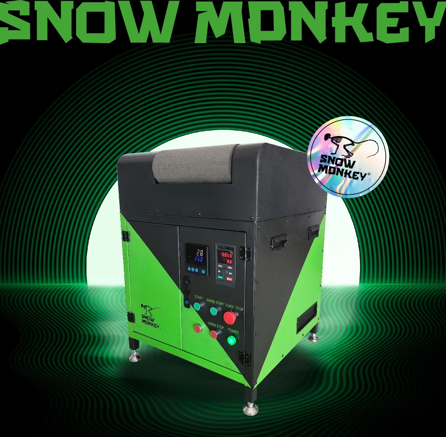 SNOW MONKEY Base Waxing and Burning Machine for Ski Boards and Snowboards Skiing and Snowboarding 220V