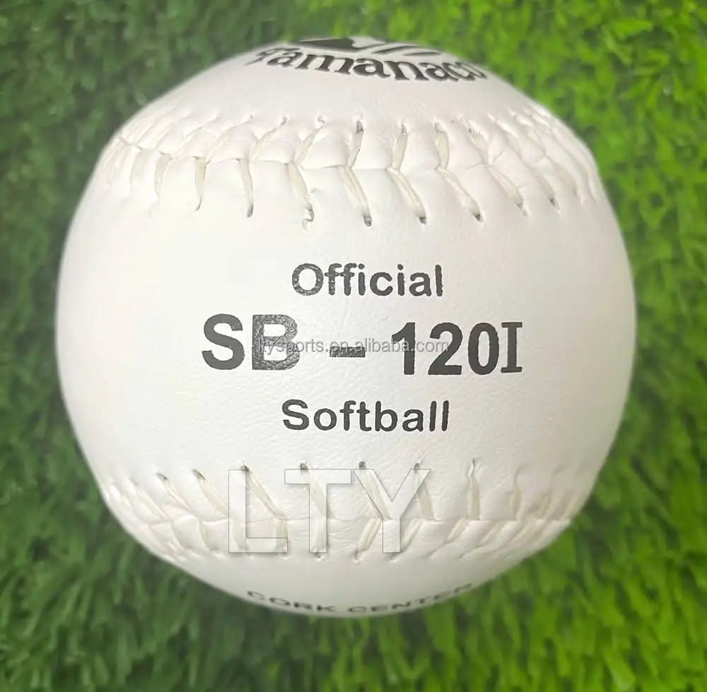 Wholesale Custom Logo Professional Standard Softball Balls Yellow Pu