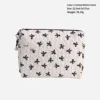 Bolso de mano con lazo blanco y negro
