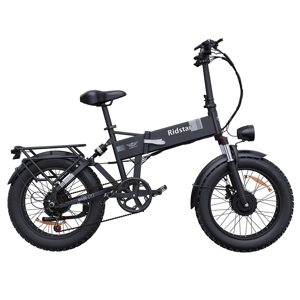 1000W * 2 48V 23AH 20*4 Zoll fette Reifen 49 km/h Ridstar H20 Pro Elektro fahrrad mit hydraulischer Scheiben bremse