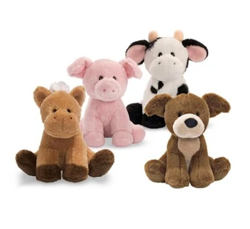 Lovely farm animals stuffed small plush toys for kids and children