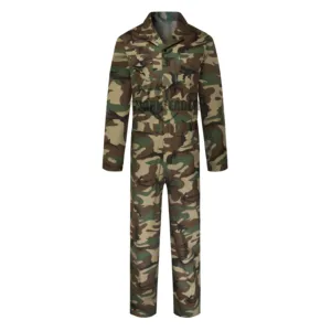 Factory-Supplied Men's Safety FR Coverall Protective Workwear Camouflage FR Overalls
