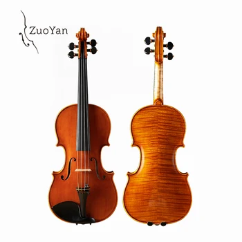 Zuoyan Italian Imported European Material Handmade Violin Handmade Performance Professional Violin Band Signature Certificate