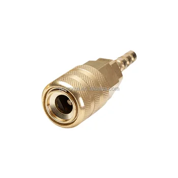 Female Brass Air Quick Coupler Hand Tool Type Manual Air Hose Fitting with High Durability Brass Quick Coupler