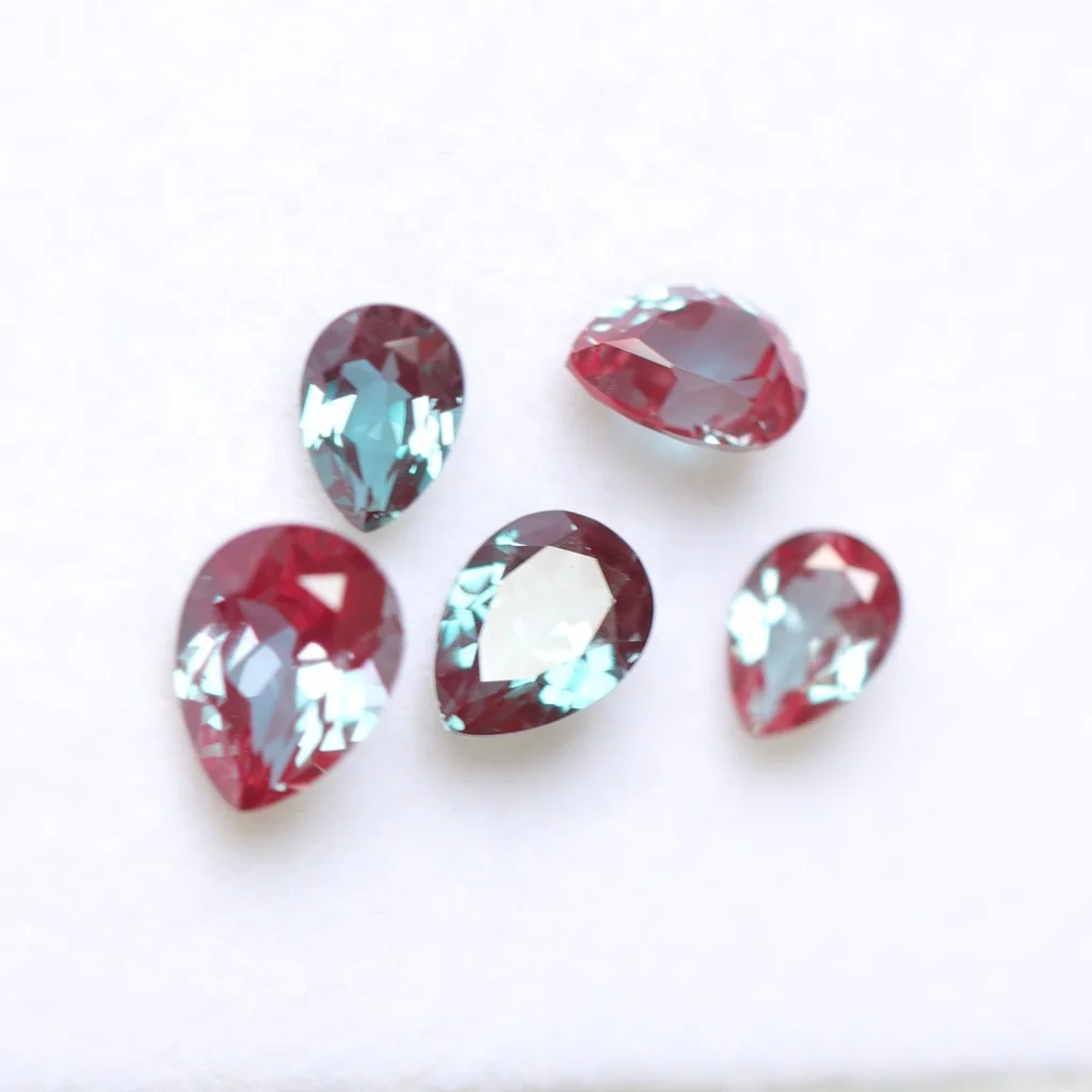 GRC Certificate Lab Grown Sapphire Fancy Cut Color Loose Gemstone Laboratory LAB Created Emerald Alexander Stones