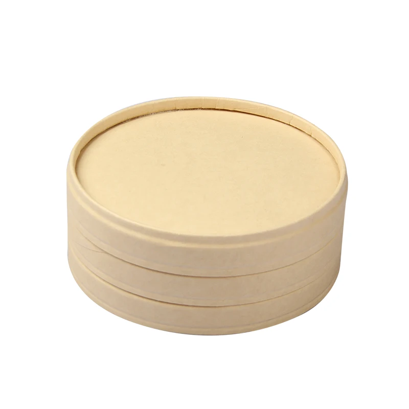 Sowinpak Food Grade Stackable Paper Lid for Paper Bowl Ice Cream Cup Soup Container factory