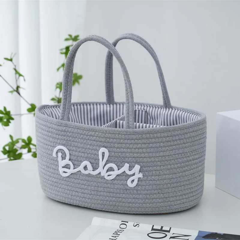 Wholesale Custom Small Wicker Rattan Weave Baby Containers Cotton Weaving Vietnam Gift Picnic Organizers Storage Basket