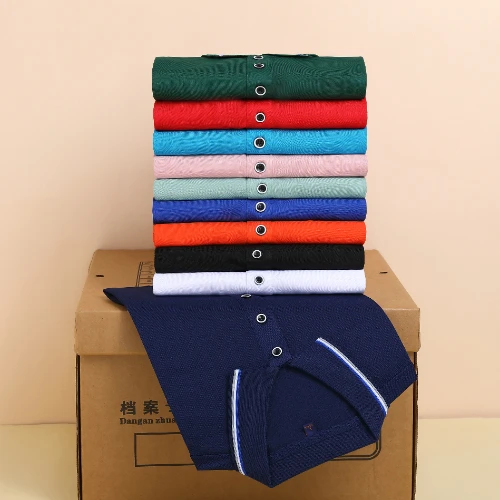 Sales promotion Custom logo solid color plain blank embroidery unisex golf polo shirts staff uniform custom t shirt Sales promotion Custom logo solid color plain blank embroidery unisex golf polo shirts staff uniform custom t shirt