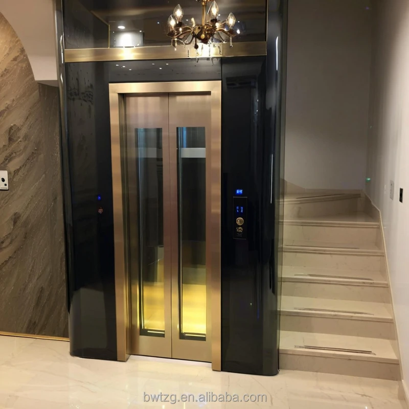 Latest Styles Fire Rated Elevator Doors Elevator with Two Doors Folding Elevator Door Price Used in Home