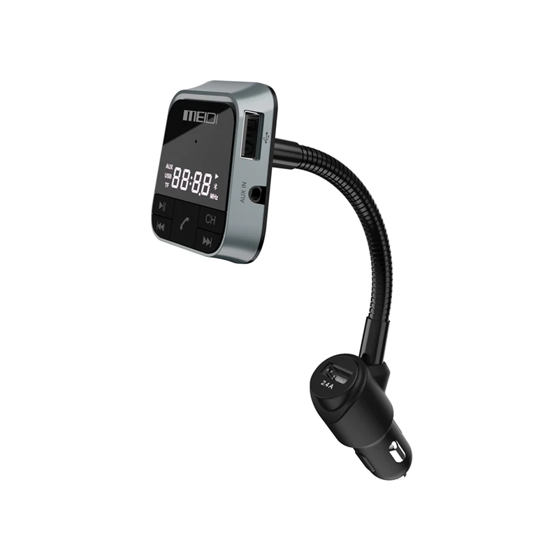 AutoDrive Gooseneck Bluetooth FM Transmitter Enables Hands-free