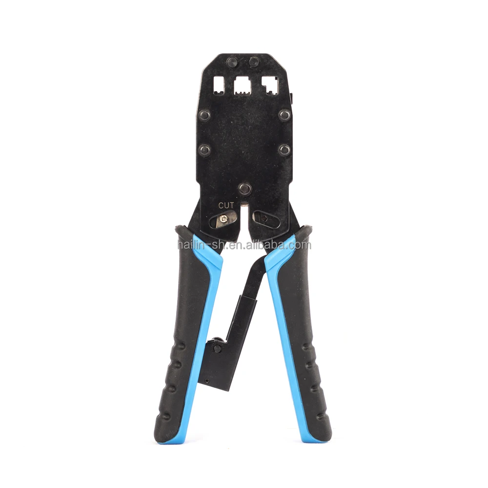 Mèo 6 Cáp Nối Modular Cắm Uốn Tóc Bồng Công Cụ HT-200R Vũ Nữ Thoát Y Cuttar Mèo 7 Crimper Công Cụ