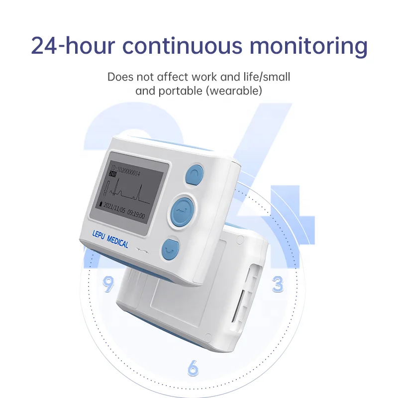 Lepu Th12 Medical Grade Telemedicine Ambulatory Preventice Cardiac 24 ...