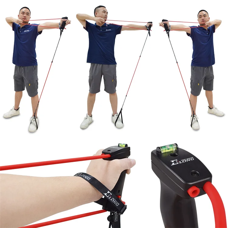 Elong Outdoor Archery Training Device Stretch Bands for Shooting Hunting Practice Simulated Bow Trainer
