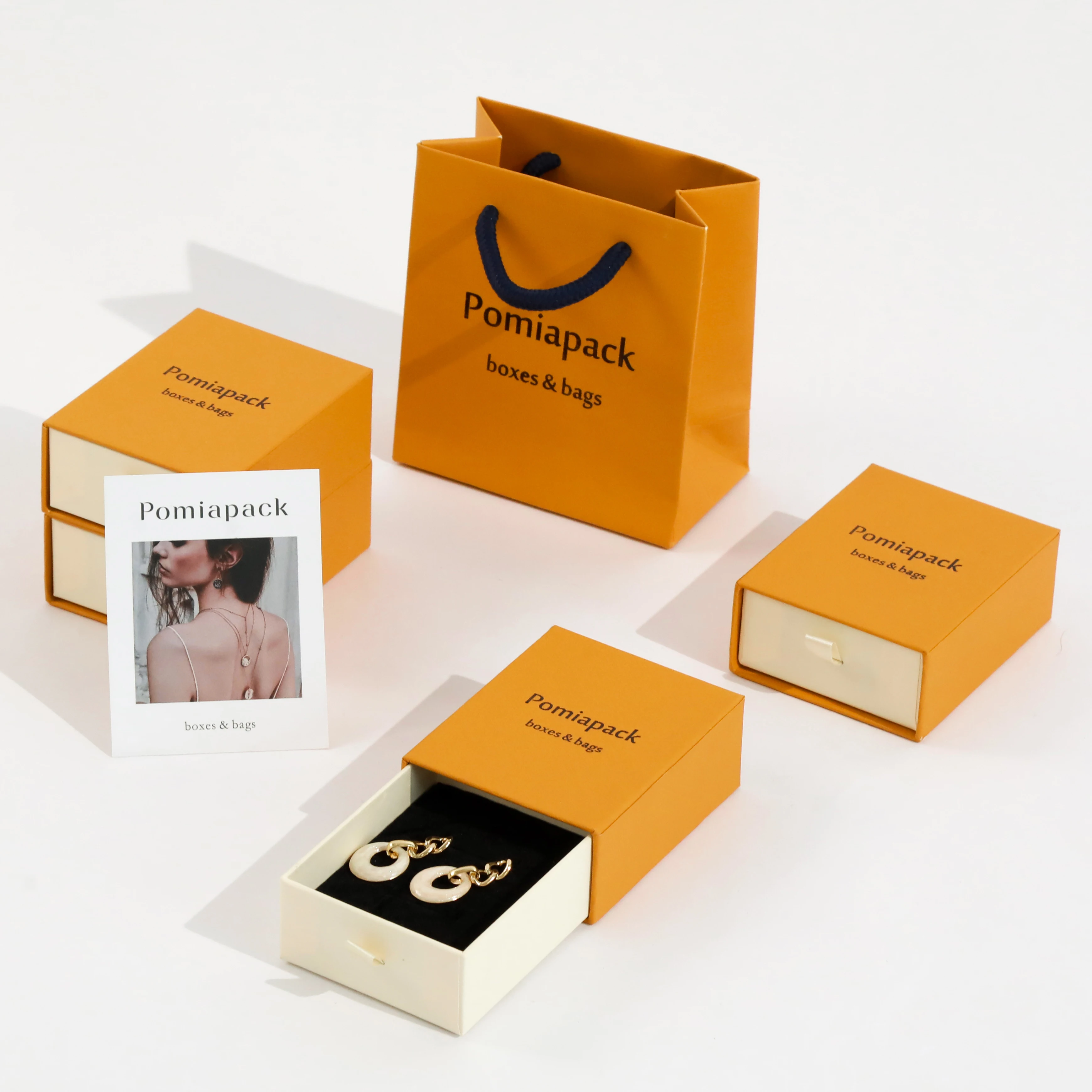 Fashion New Design Jewellery Cardboard Paper Jewelry Box Custom