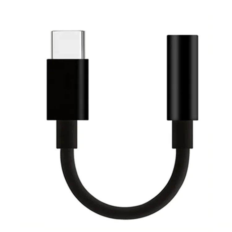 Type C to 3.5mm Earphone Port Adapter Cable USB-C Aux Audio Converter for Mobile Phone
