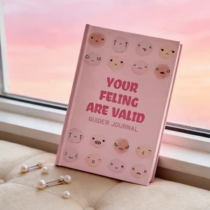 Custom Printing Mental Health Journal Self Love Planner Feelings Valid Guided Journal